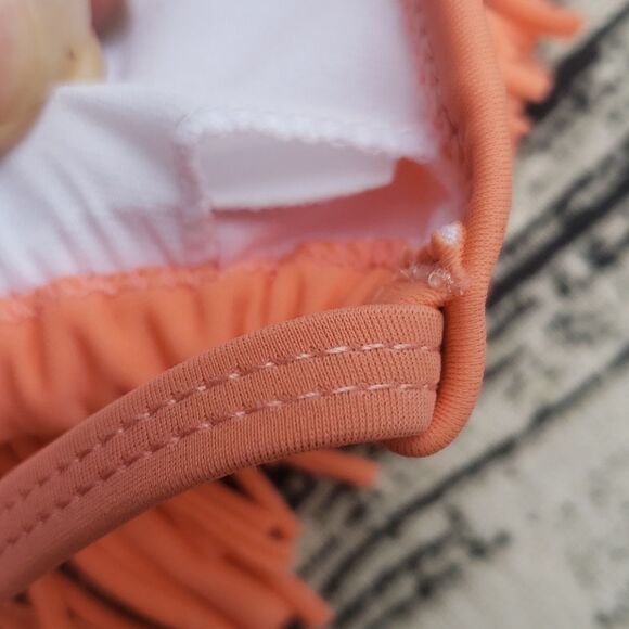 RVCA Waranway Fringed Bikini Triangle Top - Picture 11 of 11